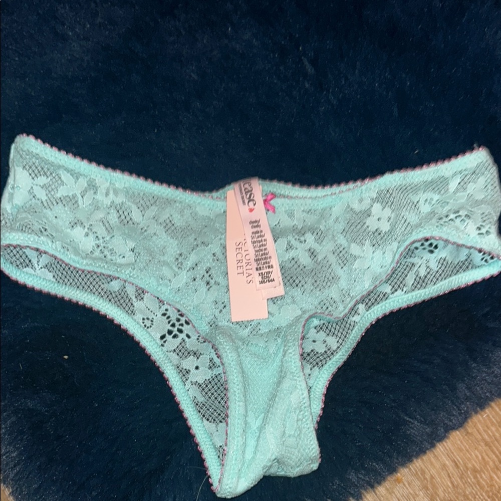 Victoria's Secret Aqua Lace Panties